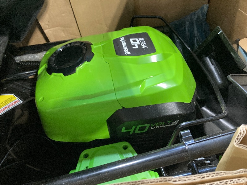 View 4 of **USED**Greenworks 40V 21" Brushless Cordless (Self-Propelled) Lawn Mower (75+ Compatible Tools), 5.0Ah Battery and Charger Included
