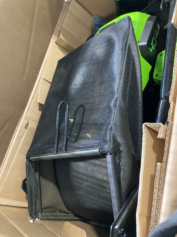 View 3 of **USED**Greenworks 40V 21" Brushless Cordless (Self-Propelled) Lawn Mower (75+ Compatible Tools), 5.0Ah Battery and Charger Included