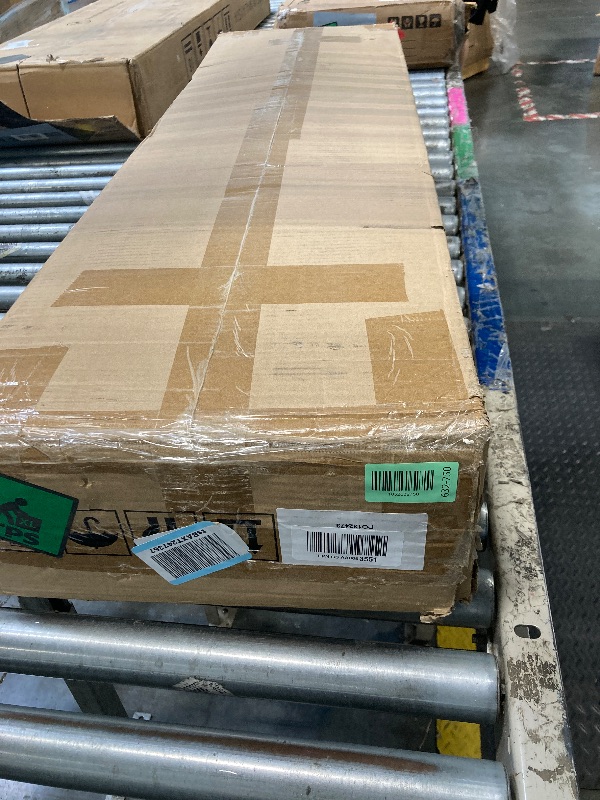 Photo 2 of Tribesigns Farmhouse Console Table, 47 Inches Entryway Console Table with Storage, Industrial Hallway Accent Table for Living Room, Entrance