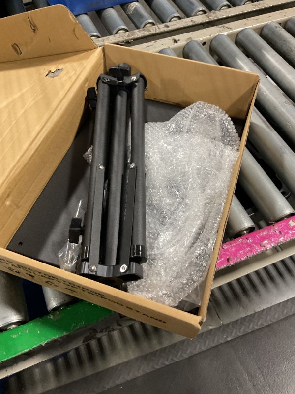 Photo 1 of ***WOBBLY****REHOSEUP Projector Stand, 33LB Load Bearing & 22-55" Height Adjustable, for Projector/Laptop/DJ Gear, Outdoor/Office/Studio - Stable Base (Black)