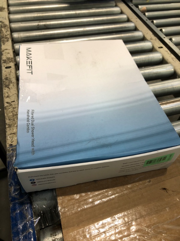 Photo 1 of MakeFit Dual Filtered Rain Shower Head Combo, High Pressure Handheld Shower Head with Adjustable Bar - Rainfall Shower Head And Showerhead with Filter for Hard Water - Removes Chlorine