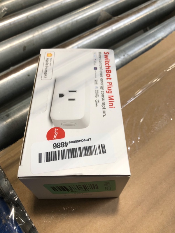 Photo 1 of ?2025 New? SwitchBot HomeKit Smart Plug Mini 15A, No Hub Required, Energy Monitor, WiFi(2.4G Only) Outlet Works with Apple HomeKit, Alexa, Google Home, App Remote Control & Timer Function(4 Pack)