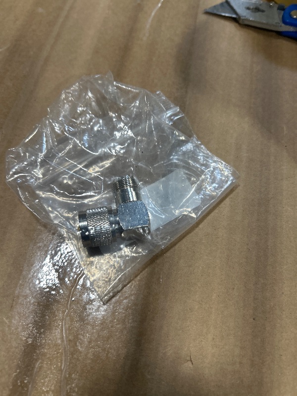 Photo 1 of ****ONE ITEM****
Boobrie UHF Connector Right Angle Coax Connector UHF Male Plug PL259 to UHF Female Jack SO239 90 Degree L Shape Low Loss Coax Cable Connector RF Antenna Adapter Pack of 2