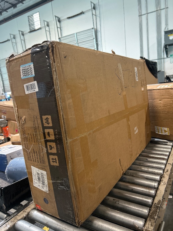 Photo 1 of **MISSING PARTS**
Convertible Sleeper Chair-Fabric Futon Sofa Bed, Single Sleeper Sofa, Small Couch Bed with USB Port, Foldable Table, Pillow, Adjustable Backrest for Dorm/Bedroom/College Darkgrey