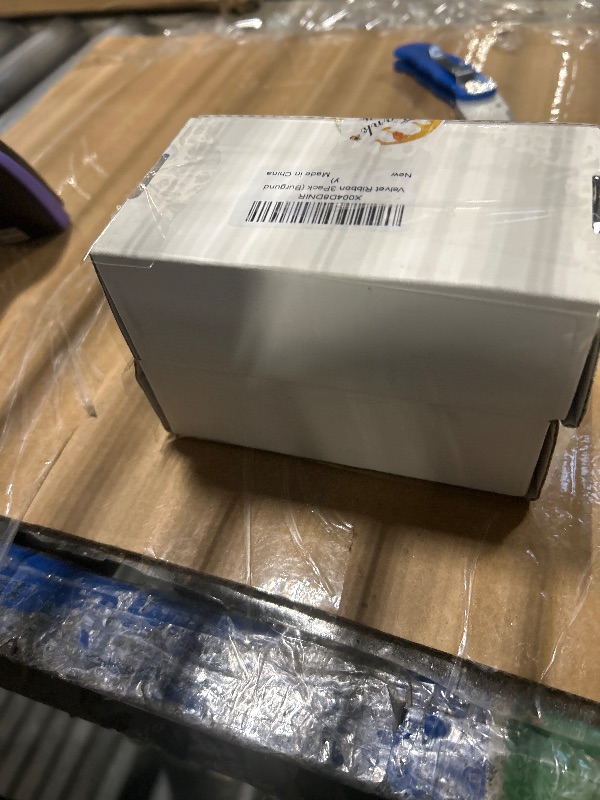 Photo 1 of ****2 PACK***
Dark Red Velvet Ribbon 3/8" with Wooden Spool 15 Yd, Burgundy Velvet Ribbon for Christmas Tree, 3Rolls for Christmas Wreath Decoration Gift Wrapping &Bow Making