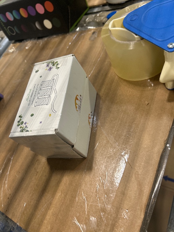 Photo 1 of *****2PACK****
Dark Red Velvet Ribbon 3/8" with Wooden Spool 15 Yd, Burgundy Velvet Ribbon for Christmas Tree, 3Rolls for Christmas Wreath Decoration Gift Wrapping &Bow Making