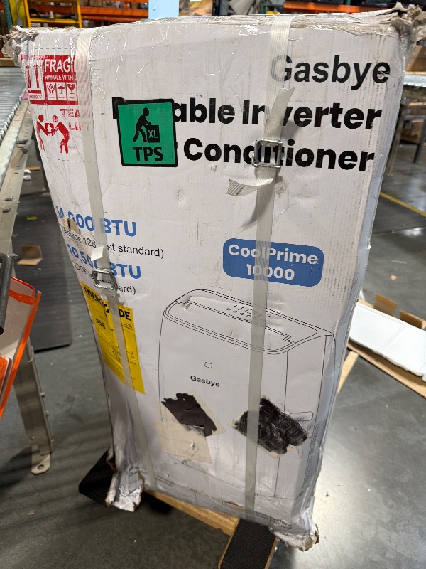 Photo 1 of ****FACTORY SEALED***** Gasbye Dual Hose Portable Air Conditioner, [2025 Upgraded] Full DC Inverter Compressor, Energy-Saving 13.6 CEER, Low Noise (45dB), Cools Room up to 500 Sq.Ft., Backlit Remote Control, 14,000BTU, Black