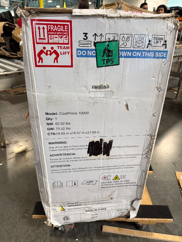 Photo 1 of ****FACTORY SEALED***** Gasbye Dual Hose Portable Air Conditioner, [2025 Upgraded] Full DC Inverter Compressor, Energy-Saving 13.6 CEER, Low Noise (45dB), Cools Room up to 500 Sq.Ft., Backlit Remote Control, 14,000BTU, Black