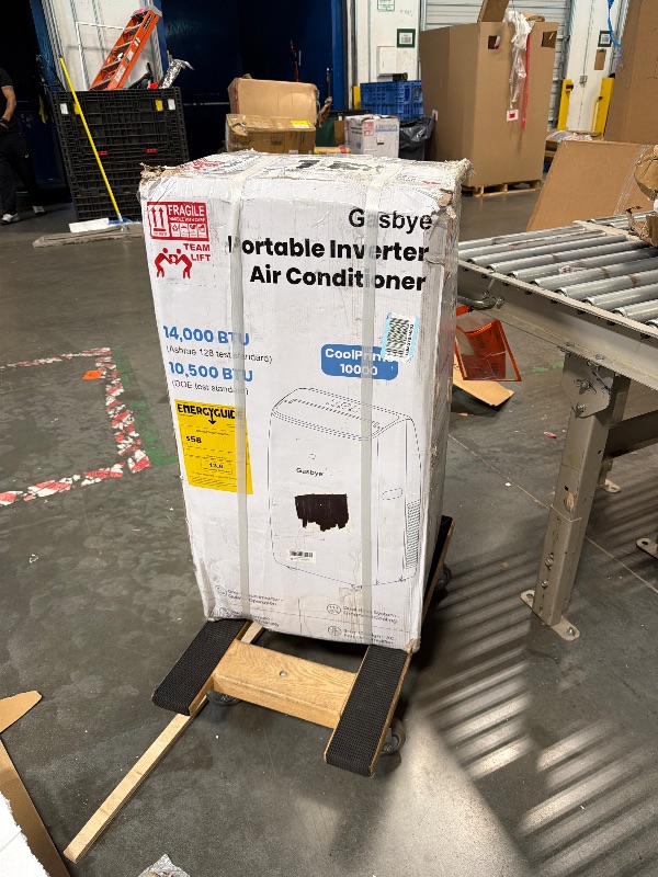Photo 1 of ****FACTORY SEALED***** Gasbye Dual Hose Portable Air Conditioner, [2025 Upgraded] Full DC Inverter Compressor, Energy-Saving 13.6 CEER, Low Noise (45dB), Cools Room up to 500 Sq.Ft., Backlit Remote Control, 14,000BTU, Black