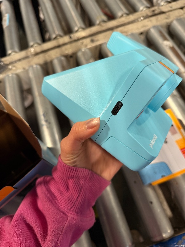 Photo 1 of ****FILM BUNDLE MISSING*****Polaroid Now+ 3rd Generation I-Type Instant Camera + Film Bundle - Now+ Bluetooth App Controlled Arctic Blue Camera + 16 Color Photos (6645)