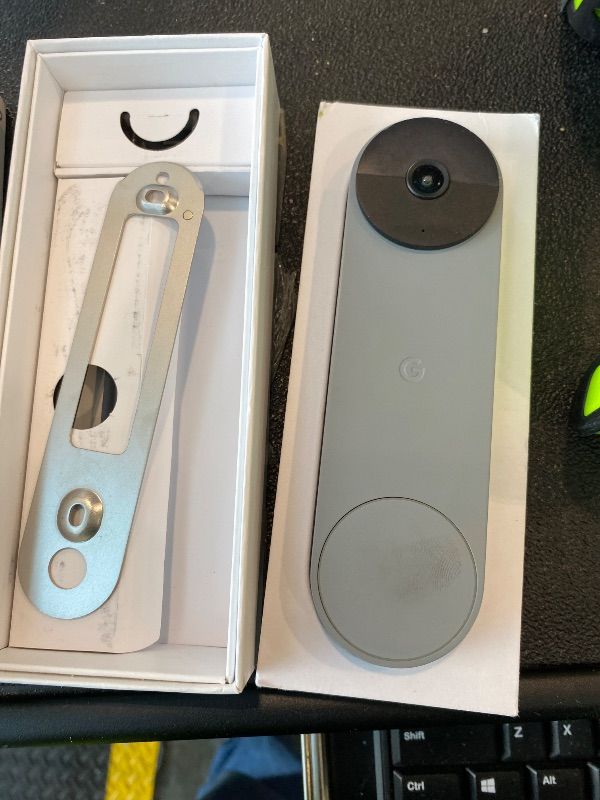 Photo 1 of ****installation parts are missing ***Google Nest Doorbell (Battery) - Ash