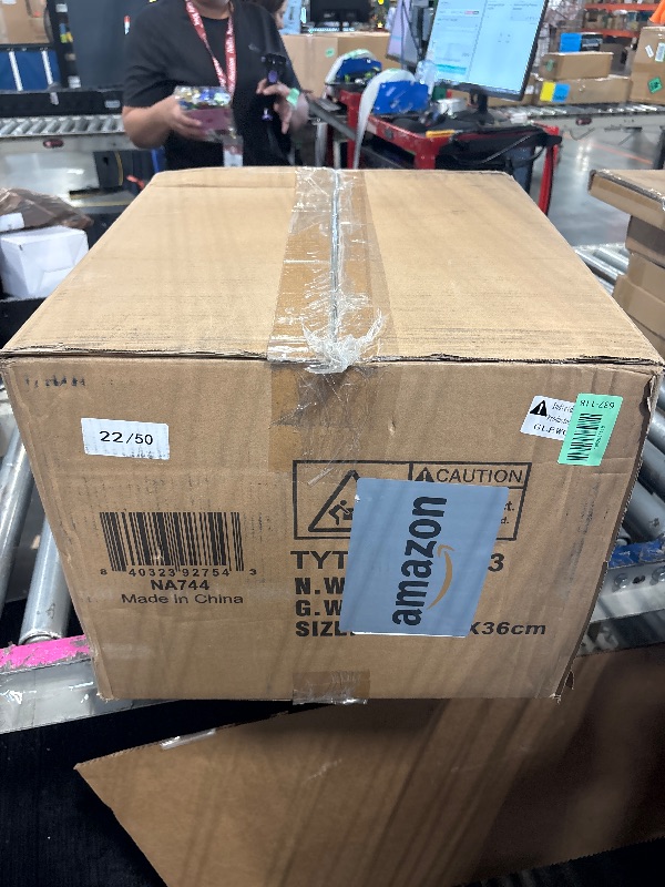 Photo 1 of Nilight LED DRL Headlight Assembly Compatible with 2014 2015 2016 2017 2018 2019 2020 2021 Toyota Tundra Clean Lens Black Housing Amber Reflector Clear Lens Headlamps Replacement