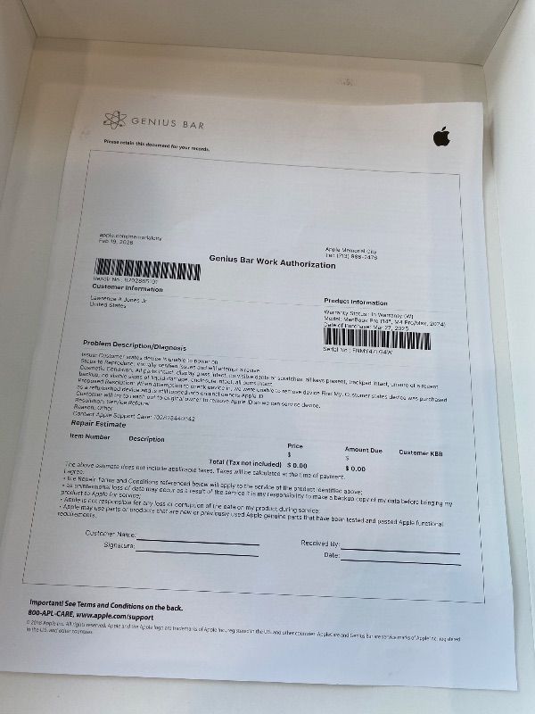 Photo 1 of **AS IS, FINAL SALE** Apple 2024 MacBook Pro Laptop with M4 Pro, 14?core CPU, 20?core GPU: Built for Apple Intelligence, 14.2-inch Liquid Retina XDR Display, 24GB Unified Memory, 1TB SSD Storage; Space Black