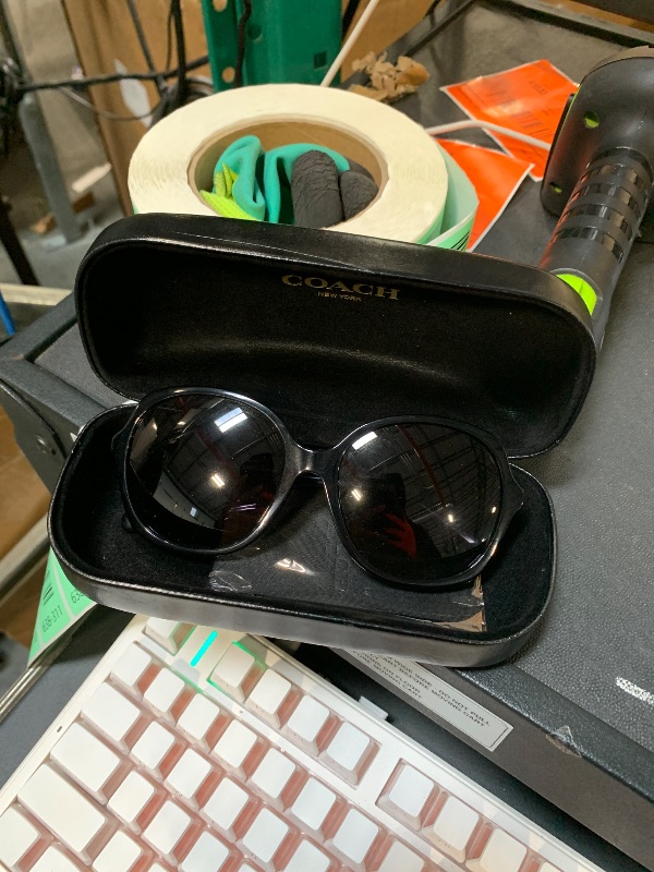 Photo 1 of ***SIMILAR ITEM***
Coach HC8295 Sunglasses, Black/Dark Grey Gradient, 56 mm