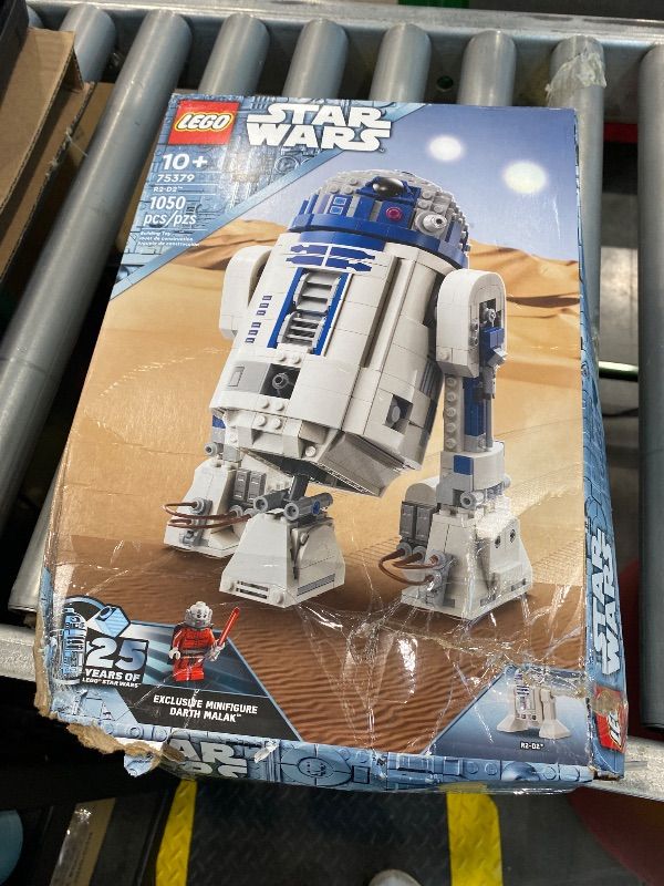 Photo 1 of *MISSING PARTS UNKNOWN*
LEGO Star Wars R2-D2 Building Toy Set - Play or Display Star Wars Toy for Boys & Girls, Ages 10+ - Gift Ideas for Kids & Fans - Includes 25th Anniversary Darth Malak Minifigure - 75379