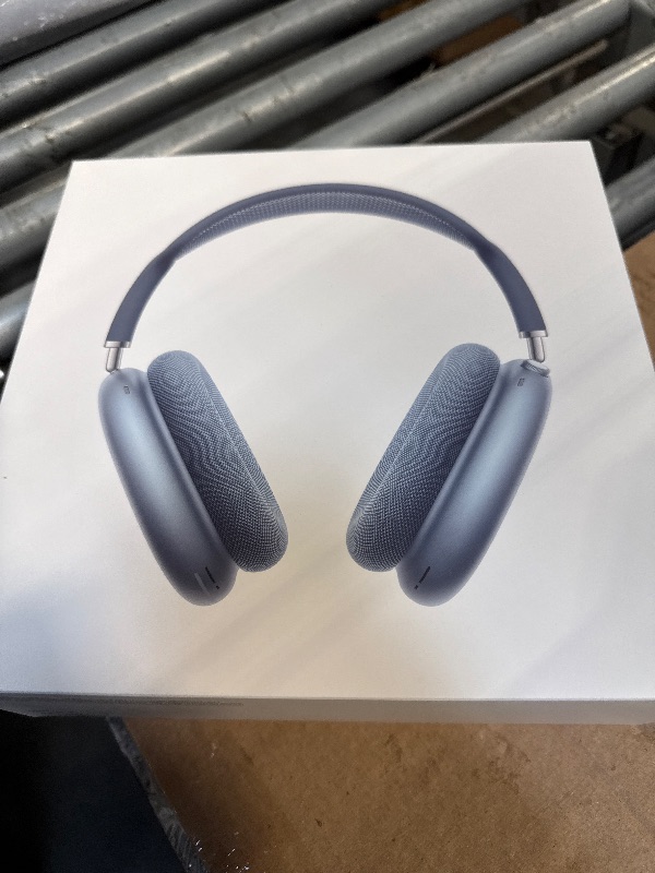 Photo 1 of ** FACTORY SEALED MODEL NUMBER A3184***Apple AirPods Max Wireless Over-Ear Headphones, Pro-Level Active Noise Cancellation, Transparency Mode, Personalized Spatial Audio, USB-C Charging, Bluetooth Headphones for iPhone - Blue