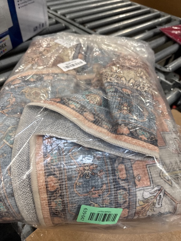 Photo 1 of 
Washable 3x25 Long Hallway Runner - Non-Slip Stain Resistant Kitchen Rug Distressed Mats Low Plie Soft Ultra Thin Room Floor Carpet for Living Room Dining Room(Beige,3x25)
