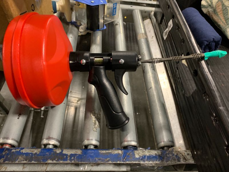 Photo 1 of ** MISSING CRANK HANDLE AND MANUAL**25 FT Drain Snake 2.0 with Double Mode, 10-In-1 Drain Auger for Sink and Drain Unblocking, Plumbing Snake for Real DYIs