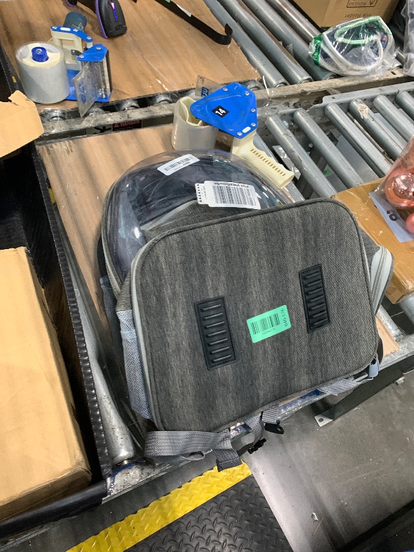 Photo 1 of **NEEDS TO BE CLEANED** Cawypety Expandable Cat Backpack,Cat Bubble Backpack Carrier for Carrying Cats, Pets and Small Dogs,Airline-Approved,Designed for Travel, Hiking, Walking,Car ?Grey