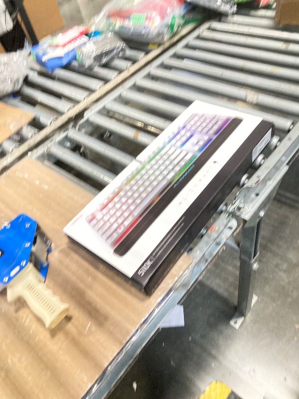 Photo 1 of Alienware Low-Profile RGB Gaming Keyboard AW510K Light, Alienfx Per Key RGB Lighting, Media Controls and USB Passthrough, Cherry MX Low Profile Red Switches, Lunar light