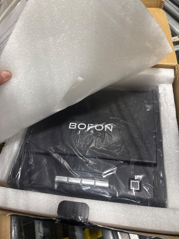 Photo 1 of BOFON Handgun Safe, Quick-Access Pistol Safe for Gun Safe with Fingerprint Identification and Biometric Lock