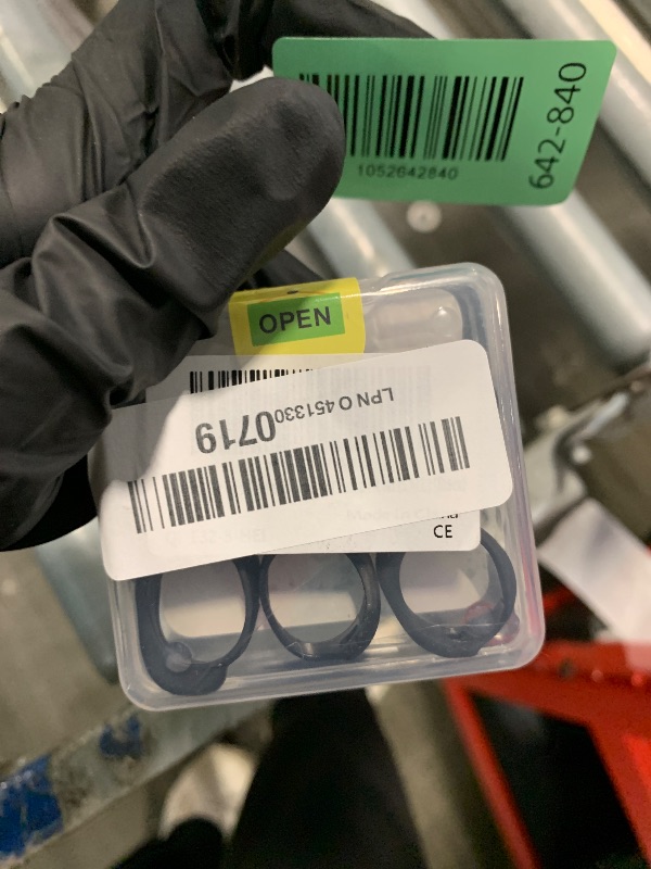 Photo 1 of [3 Pairs] Ear Tips Covers for Bose New QuietComfort Earbuds (2024), Silicone Sport Ear Hook Cover Accessories for Bose New QC Earbuds, Anti-Slip Replacement Eartip Fit Kit (S,M,L) (Black)