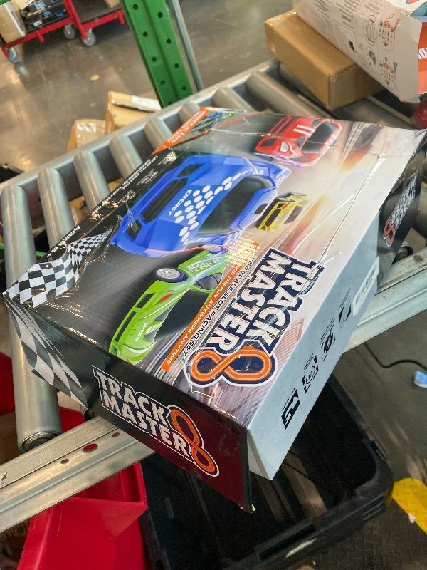 Photo 1 of **MISSING PARTS**
Slot Car Race Track Sets with 4 High-Speed Racing Car, Battery or Electric Race Car Track for Boys and Kids, Dual Racing Game Lap Counter Circular Overpass Track, Gifts Toys for Boys Kids Age 6 7 8-12