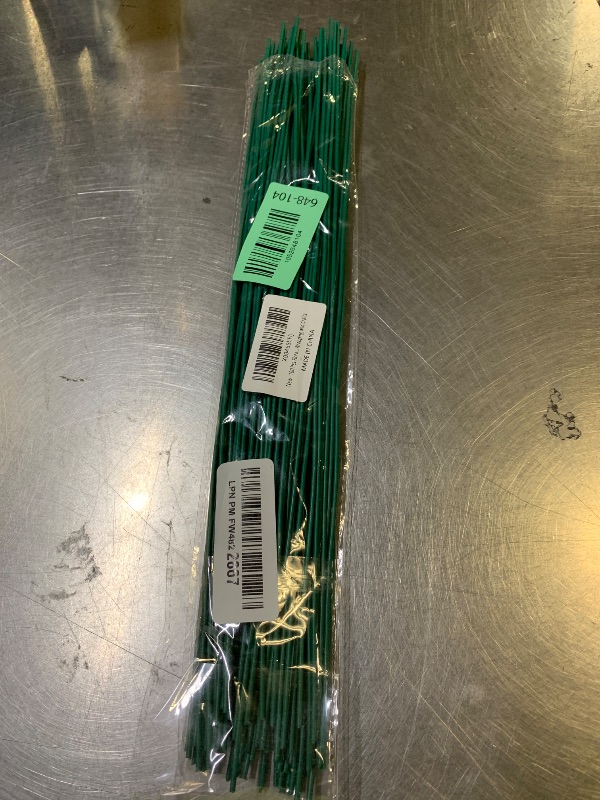 Photo 1 of 100 Pcs Floral Stems Wire for Paper Flower,14 Inch 2 Gauge Dark Green Floral Stem Wire,Crafting Floral Stem for Flower Arrangements DIY,Bouquet Stem Wrapping and Crafts