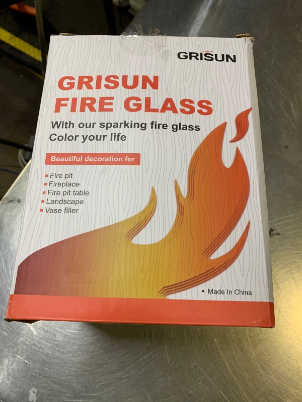 Photo 1 of 10 Pounds Black Fire Pit Glass Beads - 1/2 Inch Reflective Fire Glass for Firepit, Fireplace, Fire Table, Vase Fillers and Landscaping, High Luster Safe for Outdoors and Indoors