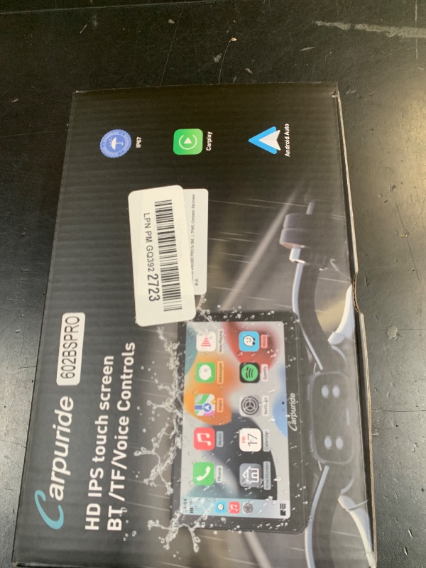 Photo 1 of Carpuride W602BSPRO for BMW Motorcycle Carplay & Android Auto 6.25" IP67 Waterproof Car Play Moto GPS Navigation Screen with Dual Bluetooth, Data Reading, OTA, Wonder Control, TPMS, Compass, Barometer