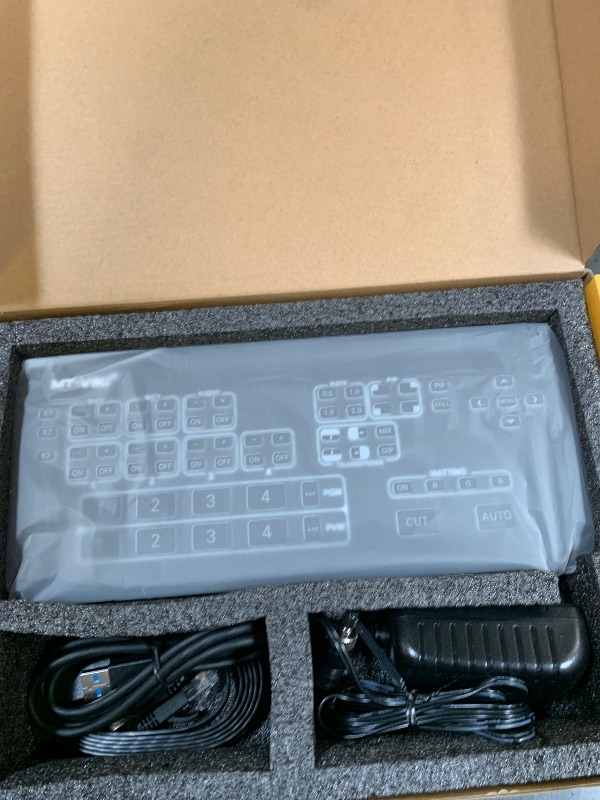 Photo 1 of MT-VIKI HDMI Live Stream Switcher, Video Mixer Switch with Multi-View Preview Output & Audio Mixer & 3.5mm Audio, for OBS, YouTube
