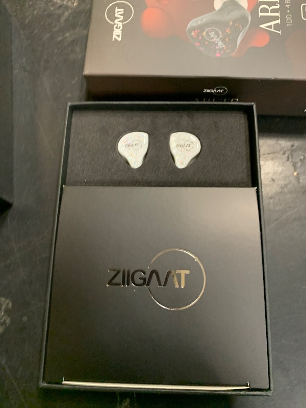 Photo 1 of HIFIXAUDIO ZIIGAAT x Fresh Review Arete 1DD+4BA Hybrid in Ear Monitor, HiFi Wired Earbuds, Studio Monitor Tunning Wired Earbuds Earphones with Detachable 2-Pin Cable for Musician Audiophile(White)