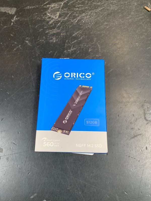 Photo 1 of ORICO M.2 2280 SATA SSD, 512GB Internal M.2 SSD with B+M Key for Desktop/Laptop, SATA III 6Gbps NGFF Solid State Drive Low Power Consumption (PCIe NVMe Incompatible) - Y20M