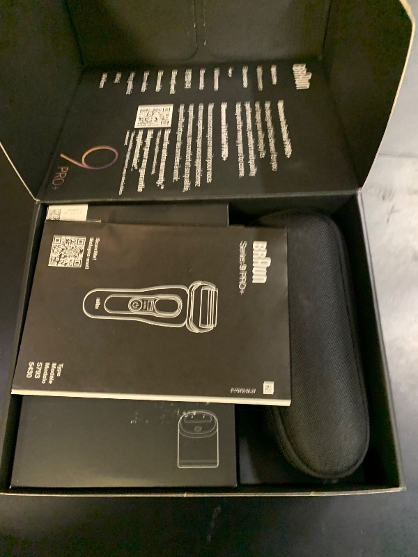 Photo 1 of Braun Series 9 PRO+ Electric Shaver, Pro SensoAdapt, 6in1 SmartCare Center, Wet & Dry Razor, 9660CCPS, Black