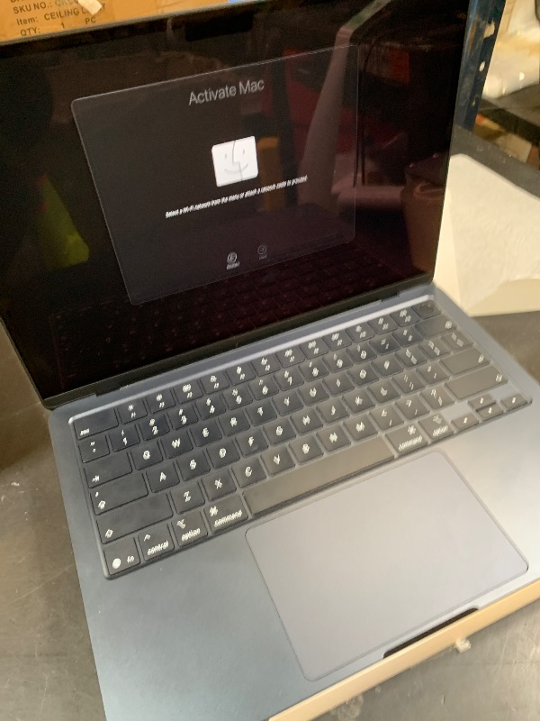 Photo 1 of Apple 2026 MacBook Air 13-inch Laptop with M5 chip: Built for AI, 13.6-inch Liquid Retina Display, 16GB Unified Memory, 512GB SSD, 12MP Center Stage Camera, Touch ID, Wi-Fi 7; Midnight