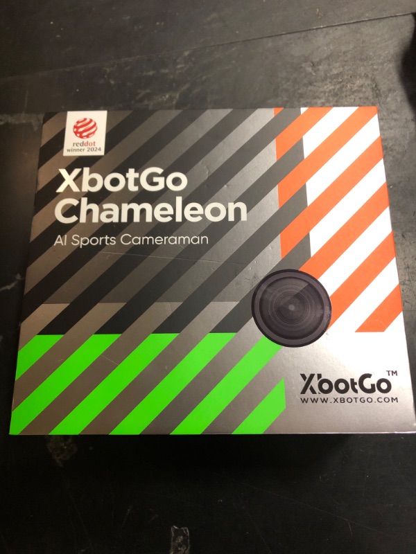 Photo 1 of XbotGo Chameleon AI Auto Sports Action Camera - 4K 60FPS Soccer Camera and Basketball Tracking Camera for Team Sports, Live Streaming, No Subscription, Works with iOS & Android (Lava Graphite)