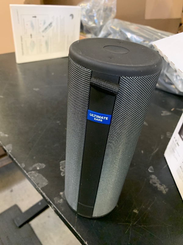 Photo 1 of Ultimate Ears MEGABOOM 4 Portable Waterproof Bluetooth Speaker with Powerful 360-Degree Sound and Thundering Bass, Floating Speaker with 20-Hour Battery and 147ft (45m) Range - Black