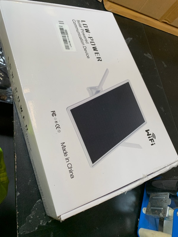 Photo 1 of LCLCTEK® WiFi Extender Signal Booster Solar Battery Outdoor, Long Range up to 300-feet, Internet 2.4G WiFi Extender Booster, Wireless Signal Booster WiFi Repeater 300Mbps,for 2.4G Modem Router (17in)