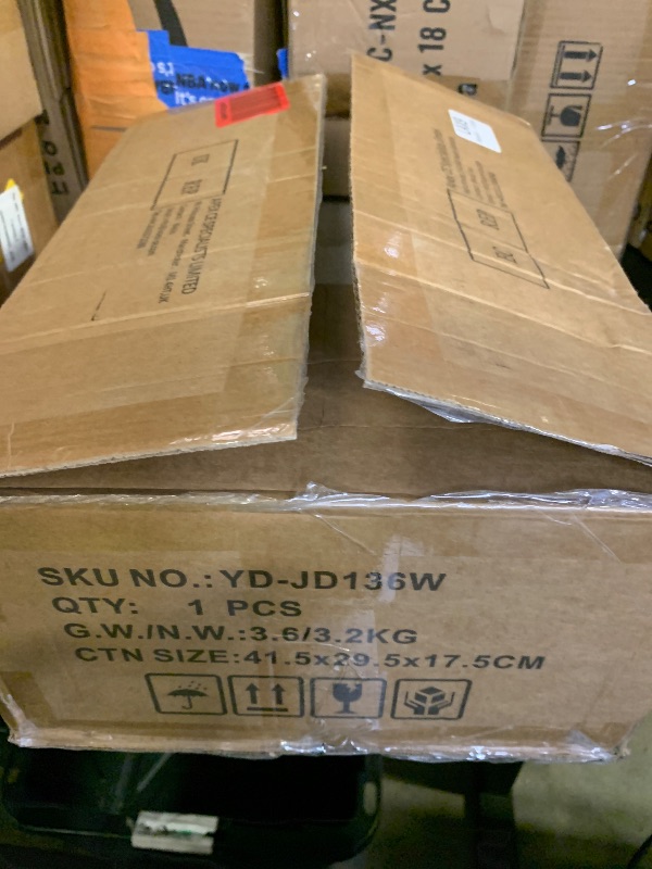 Photo 1 of Perla Woven Heathered Fabric Upholstered Storage Ottoman