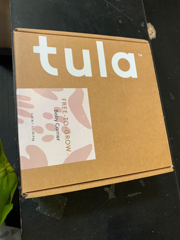 Photo 1 of Baby Tula Breathable Mesh Explore Panel Free-to-Grow Baby Carrier - Adjustable, Newborn to Toddler Carrier - Ergonomic Fit for 7lbs to 45lbs - 3 Position Carrying Options - Beyond (Steel Blue/Dash)