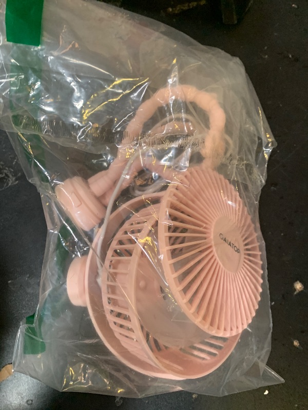 Photo 1 of 
Click to see full view





2+

7 VIDEOS
Gaiatop Mini Portable Stroller Fan, Battery Operated Small Clip on, Detachable 3 Speed Rechargeable, 360° Rotate Flexible Tripod Better Cooling for Car Seat Crib Treadmill Travel pink 
Visit the Gaiatop Store