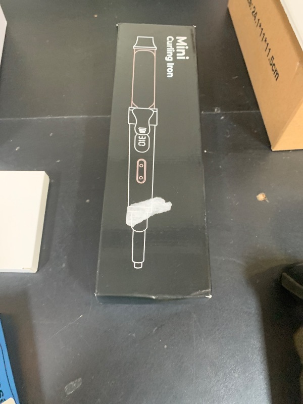 Photo 1 of Travel Curling Iron 5 Adjustable Temp, 1 Inch Mini Curling Iron Travel Size with LED Display, Ceramic Mini Hair Curler with Keratin and Argan Oil Infuse, Dual Voltage