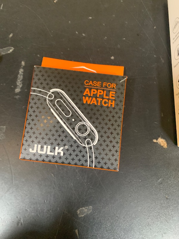 Photo 1 of [2-Pack] Julk 46mm Gold Case with Tempered Glass Screen Protector for Apple Watch 11 (2025), Full Coverage Hard PC Protective Cover for iWatch Series 11/10 46mm (1 Gold + 1 Transparent)