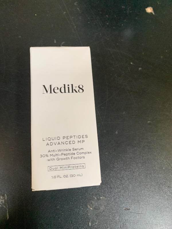 View 2 of Medik8 Liquid Peptides Advanced MP - Peptide Serum - Face Serum for Wrinkle Reduction - Hydrating and Supports Collagen, Hyaluronic Acid - 1 oz.