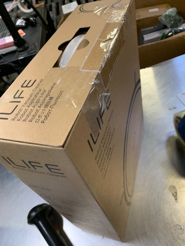 Photo 1 of ILIFE V2 Robot Vacuum Cleaner, Tangle-Free Suction, 120 Mins Runtime, Slim, Self-Charging Robotic Vacuum Cleaner, Ideal for Pet Hair and Hard Floors