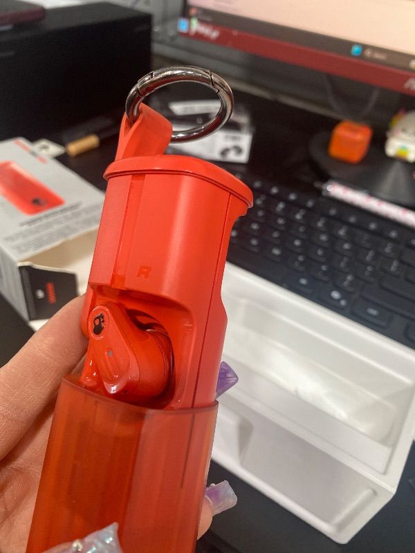 Photo 1 of Skullcandy Method 360 ANC Wireless Earbuds, Sound by Bose, Bluetooth Headphones, Premium Noise Cancelling, Up to 40 Hrs Battery, Sweat and Water Resistant, Microphone for iPhone Android - Plasma