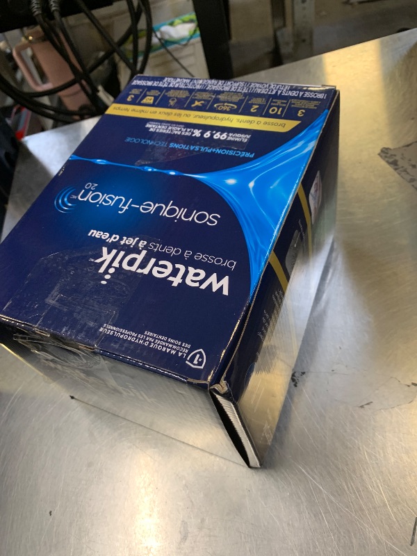 Photo 1 of Waterpik Sonic-Fusion 2.0 Professional Flossing Electric Toothbrush with Water Flosser Combo Two In One, For Daily Gum Care and Cleaning Teeth, Braces, Implants, White SF-04CD010-1, Packaging May Vary