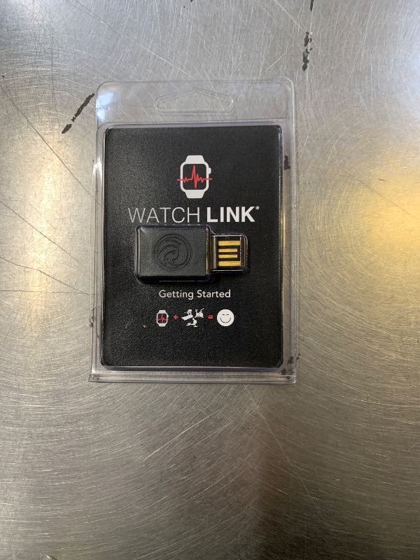 Photo 1 of WATCH LINK® USB Compatible with Apple Watch (Series 3 & Later) broadcasts Apple iWatch Heart Rate Over Bluetooth or ANT to Any Workout Equipment (Replaces Heart Rate Monitor, Armband or Chest Strap).
