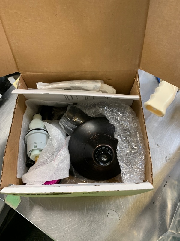 Photo 1 of Delta Faucet Lahara 14 Series Single-Handle Tub and Shower Trim Kit, Shower Faucet with 5-Spray Touch-Clean Shower Head, Venetian Bronze T14438-RB (Valve Not Included)