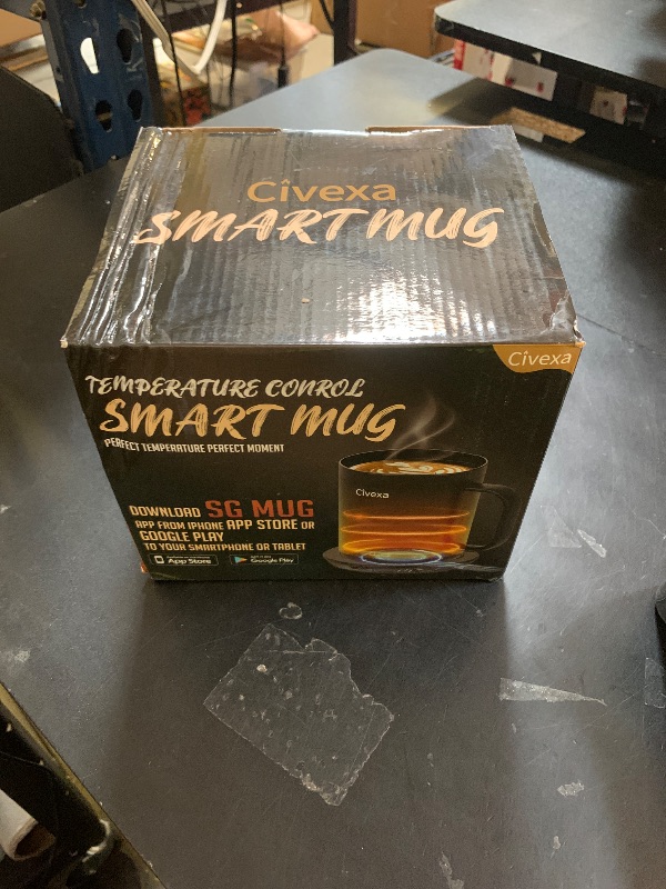 Photo 1 of Civexa Rechargeable Self Heating Coffee Mug, Fast Heating & High Temperature, 14 Oz App-Controlled Heated Coffee Mug, 1F Precise Temperature Control Smart Mug Warmer for 150 Min Use